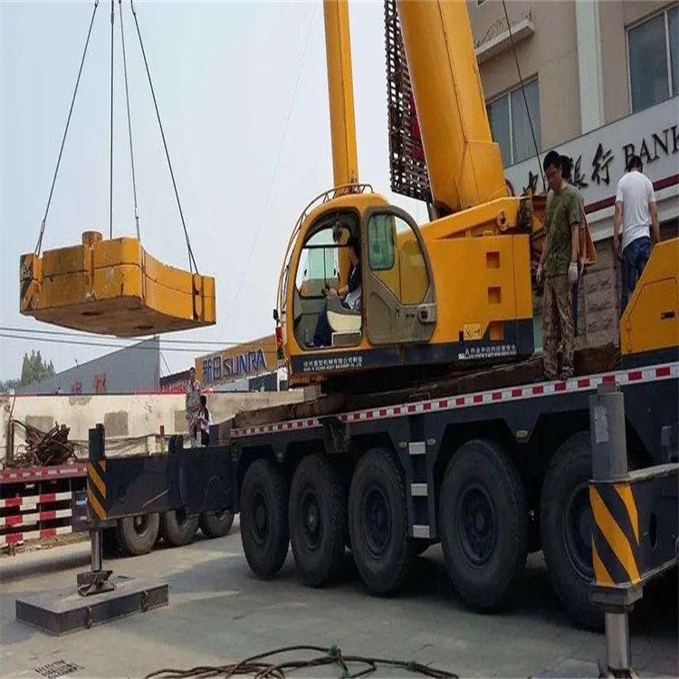 韶关当地吊车出租|机器吊装|75吨|工厂搬迁服务